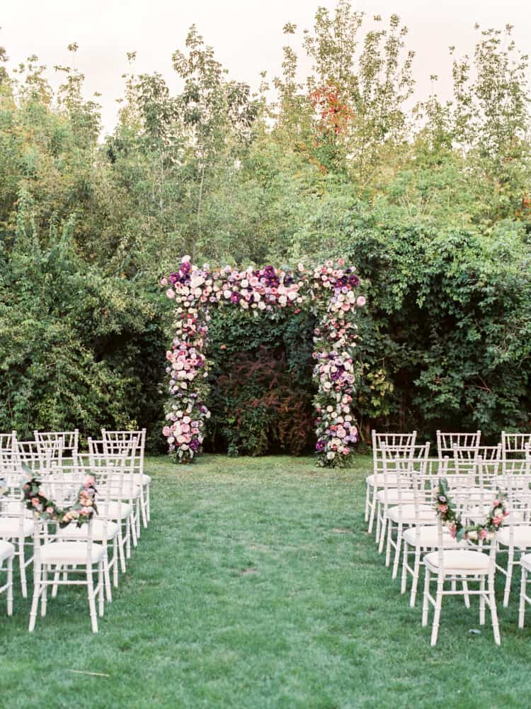 Backyard wedding venue
